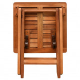 NNEVL Sun Loungers 2 pcs with Table Solid Acacia Wood