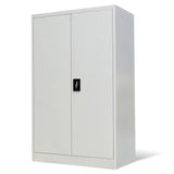 NNEVL Office Cabinet 90x40x140 cm Steel Grey
