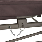 NNEVL Gazebo Convertible Swing Bench Coffee