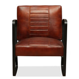 NNEVL Lounge Chair Brown Genuine Leather