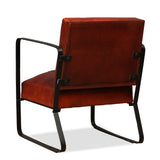 NNEVL Lounge Chair Brown Genuine Leather