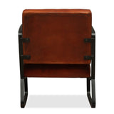 NNEVL Lounge Chair Brown Genuine Leather