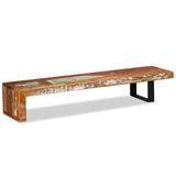 NNEVL TV Stand Solid Reclaimed Wood