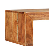 NNEVL TV Stand Solid Acacia Wood