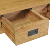 NNEVL Console Table Solid Teak 90x30x80 cm