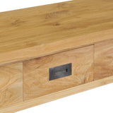 NNEVL Console Table Solid Teak 90x30x80 cm