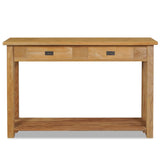NNEVL Console Table Solid Teak 120x30x80 cm