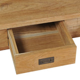 NNEVL Coffee Table Solid Teak 100x60x35 cm