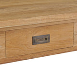 NNEVL Coffee Table Solid Teak 100x60x35 cm