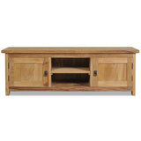 NNEVL TV Cabinet Solid Teak 120x30x40 cm