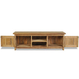 NNEVL TV Cabinet Solid Teak 120x30x40 cm
