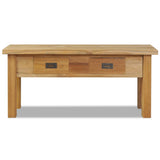 NNEVL Hall Bench Solid Teak 90x30x40 cm