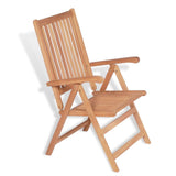 NNEVL Reclining Garden Chairs 2 pcs Solid Teak Wood