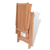 NNEVL Reclining Garden Chairs 2 pcs Solid Teak Wood