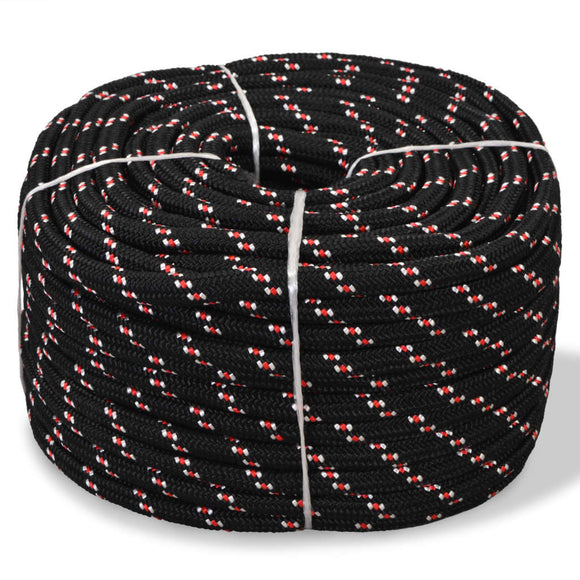 NNEVL Marine Rope Polypropylene 6 mm 100 m Black
