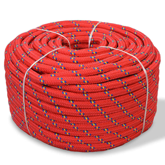 NNEVL Marine Rope Polypropylene 6 mm 100 m Red