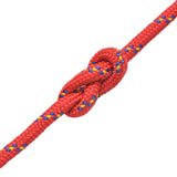 NNEVL Marine Rope Polypropylene 12 mm 50 m Red