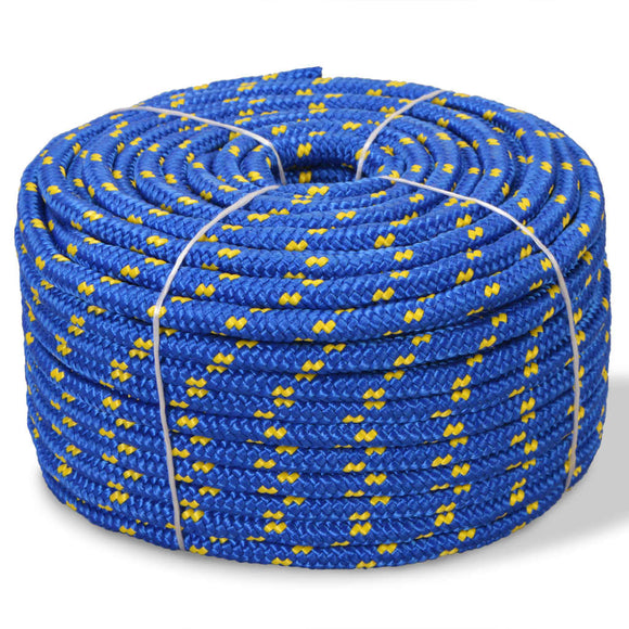 NNEVL Marine Rope Polypropylene 14 mm 50 m Blue