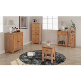 NNEVL Five Piece Living Room Furniture Set Solid Oak