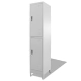 NNEVL Locker Cabinet with 2 Compartments 38x45x180 cm