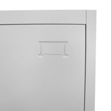 NNEVL Locker Cabinet with 2 Compartments 38x45x180 cm