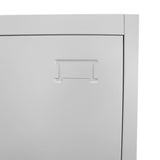 NNEVL Locker Cabinet with 3 Compartments 38x45x180 cm