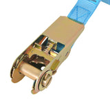NNEVL Ratchet Tie Down Straps 10 pcs 0.8 Tonnes 4mx25mm Blue