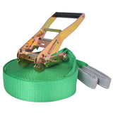 NNEVL Slackline 15 m x 50 mm 150 kg Green