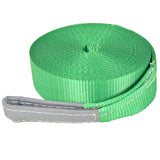 NNEVL Slackline 15 m x 50 mm 150 kg Green