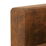NNEVL 2-Seater Sofa 137x73x82 cm Artificial Suede Leather