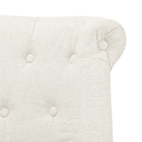 NNEVL Loveseat Fabric 94x67x76 cm White