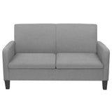 NNEVL 2-Seater Sofa 135x65x76 cm Light Grey