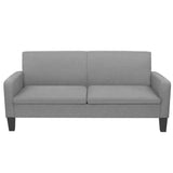 NNEVL 3-Seater Sofa 180x65x76 cm Dark Grey
