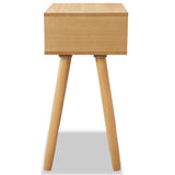 NNEVL Bedside Tables 2 pcs Solid Pinewood 40x30x61 cm Brown