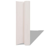 NNEVL Double-Sided Garden Fence 90x300 cm White