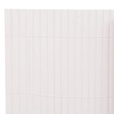 NNEVL Double-Sided Garden Fence 90x300 cm White
