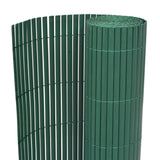 NNEVL Double-Sided Garden Fence PVC 90x300 cm Green