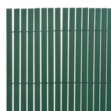 NNEVL Double-Sided Garden Fence PVC 90x300 cm Green
