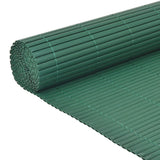 NNEVL Double-Sided Garden Fence PVC 90x300 cm Green