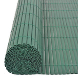 NNEVL Double-Sided Garden Fence PVC 90x300 cm Green
