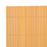 NNEVL Double-Sided Garden Fence PVC 90x300 cm Yellow