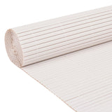 NNEVL Double-Sided Garden Fence 90x500 cm White
