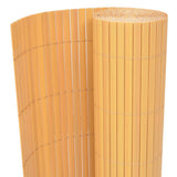 NNEVL Double-Sided Garden Fence PVC 90x500 cm Yellow