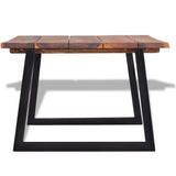 NNEVL Coffee Table Solid Acacia Wood 110x60x40 cm