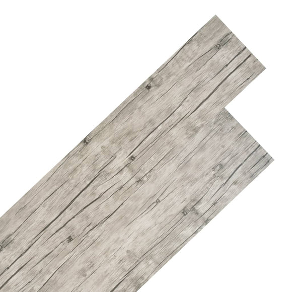 NNEVL PVC Flooring Planks 5.26 m² 2 mm Oak Washed
