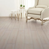 NNEVL PVC Flooring Planks 5.26 m² 2 mm Oak Classic White