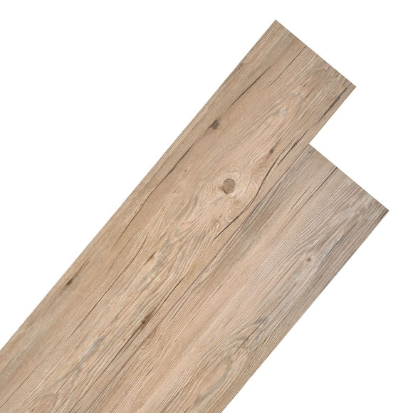 NNEVL PVC Flooring Planks 5.26 m² 2 mm Oak Brown
