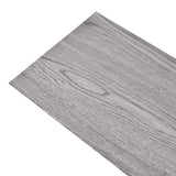 NNEVL PVC Flooring Planks 5.26 m² 2 mm Dark Grey