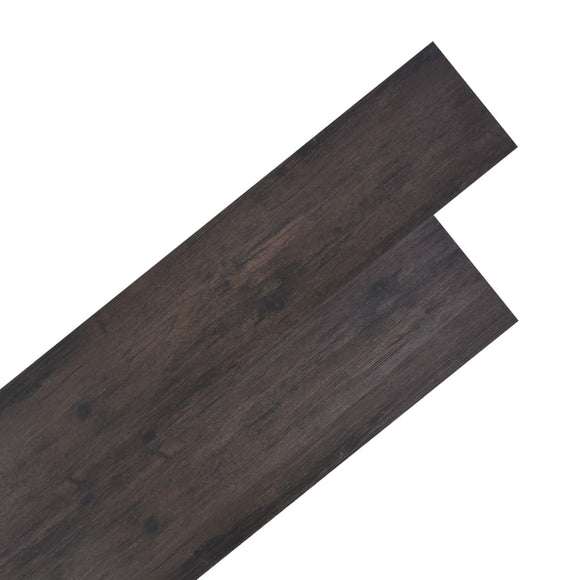 NNEVL PVC Flooring Planks 5.26 m² 2 mm Oak Dark Grey