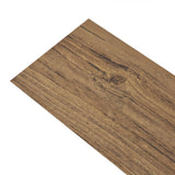 NNEVL Self-adhesive PVC Flooring Planks 5.02 m²  2 mm Walnut Brown